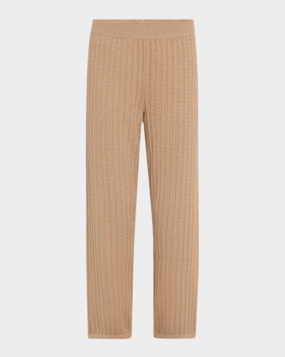 Cable-Knit Joggers